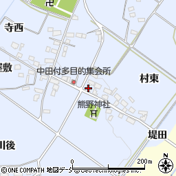 福島県喜多方市岩月町宮津中田付2810周辺の地図