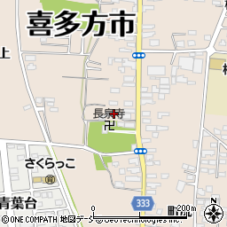 福島県喜多方市松山町村松常盤町2748周辺の地図