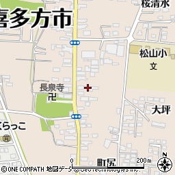 福島県喜多方市松山町村松常盤町2680周辺の地図