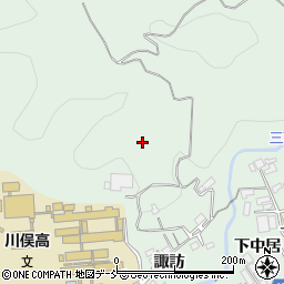 福島県伊達郡川俣町飯坂諏訪平周辺の地図