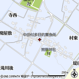 福島県喜多方市岩月町宮津中田付2805周辺の地図