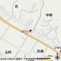 福島県伊達郡川俣町鶴沢宮前2周辺の地図