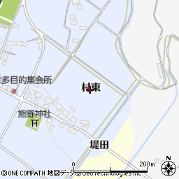 福島県喜多方市岩月町宮津村東周辺の地図