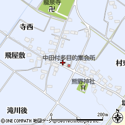 福島県喜多方市岩月町宮津中田付2803周辺の地図