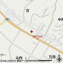 福島県川俣町（伊達郡）鶴沢（宮前）周辺の地図