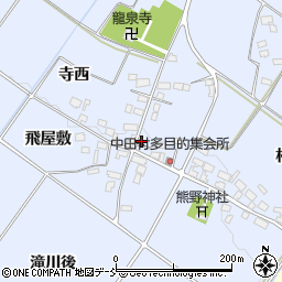 福島県喜多方市岩月町宮津中田付2791周辺の地図