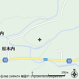 福島県伊達郡川俣町飯坂台山周辺の地図