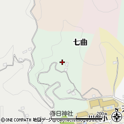 福島県伊達郡川俣町七曲周辺の地図