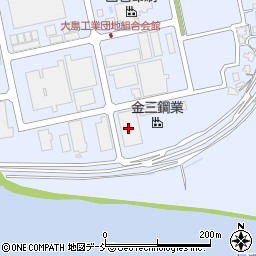 金三鋼業株式会社　大島工場周辺の地図
