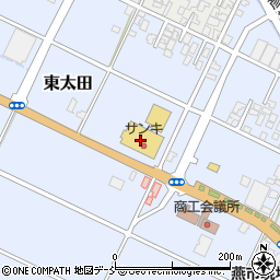 サンキ　燕店周辺の地図