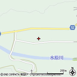 福島県福島市松川町水原与治内周辺の地図