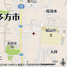 福島県喜多方市松山町村松常盤町2591周辺の地図