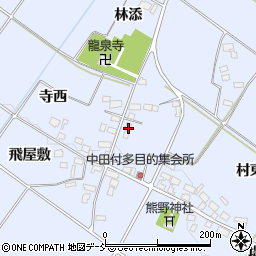 福島県喜多方市岩月町宮津中田付2793周辺の地図