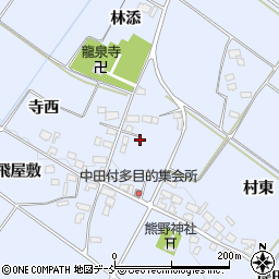 福島県喜多方市岩月町宮津中田付2802周辺の地図