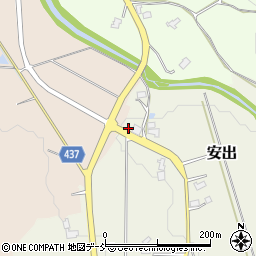 新潟県五泉市安出12周辺の地図