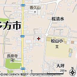 福島県喜多方市松山町村松常盤町2600周辺の地図