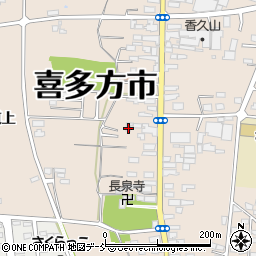 福島県喜多方市松山町村松常盤町2739周辺の地図