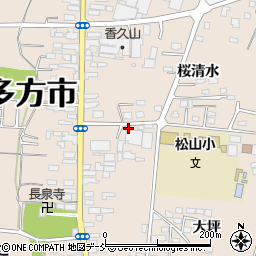 福島県喜多方市松山町村松常盤町2589周辺の地図