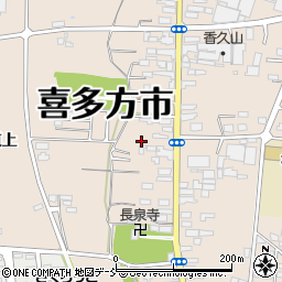 福島県喜多方市松山町村松常盤町2738周辺の地図