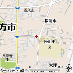 福島県喜多方市松山町村松常盤町2594周辺の地図