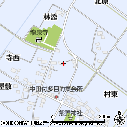 福島県喜多方市岩月町宮津中田付2795周辺の地図