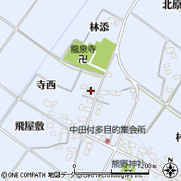 福島県喜多方市岩月町宮津中田付2772周辺の地図