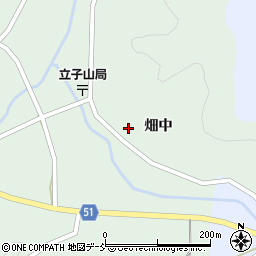 福島県福島市立子山畑中周辺の地図