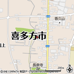 福島県喜多方市松山町村松常盤町2845周辺の地図
