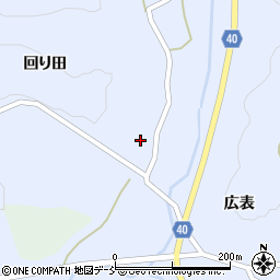 福島県福島市飯野町青木有通周辺の地図