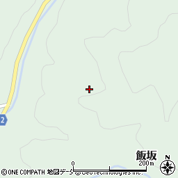 福島県伊達郡川俣町飯坂麓山周辺の地図
