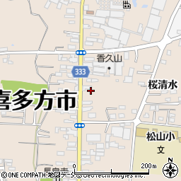 福島県喜多方市松山町村松常盤町2694周辺の地図