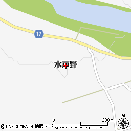 新潟県五泉市水戸野周辺の地図