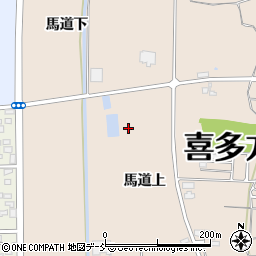 福島県喜多方市大荒井周辺の地図