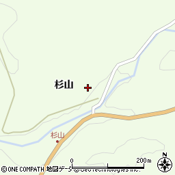 福島県耶麻郡西会津町奥川大字元島居島周辺の地図