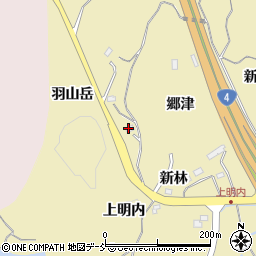 福島県福島市松川町金沢（郷津）周辺の地図