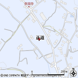 福島県伊達郡川俣町小神正道周辺の地図