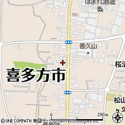 福島県喜多方市松山町村松常盤町2730周辺の地図