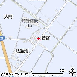 江川米菓店工場周辺の地図
