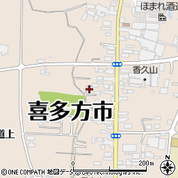 福島県喜多方市松山町村松常盤町2925周辺の地図