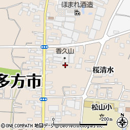 福島県喜多方市松山町村松常盤町2582周辺の地図