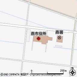 新潟県燕市周辺の地図