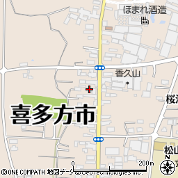 福島県喜多方市松山町村松常盤町2729周辺の地図