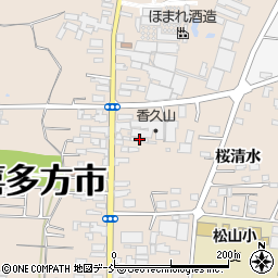 福島県喜多方市松山町村松常盤町2698周辺の地図