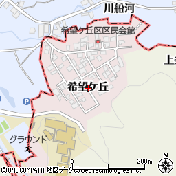 新潟県加茂市希望ケ丘周辺の地図