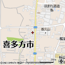 福島県喜多方市松山町村松常盤町2728周辺の地図