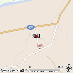 福島県耶麻郡西会津町奥川大字豊島道目周辺の地図