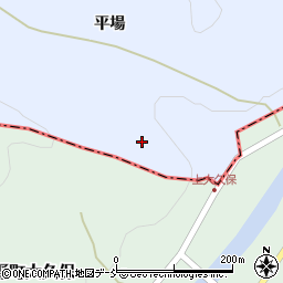 福島県川俣町（伊達郡）羽田（乙腰）周辺の地図