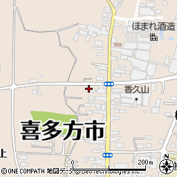 福島県喜多方市松山町村松常盤町2859-1周辺の地図
