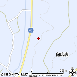 福島県福島市飯野町青木矢モメ作周辺の地図