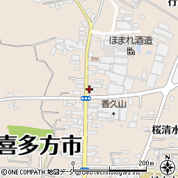 福島県喜多方市松山町村松常盤町2702周辺の地図